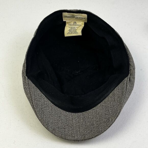 Denim & Supply Ralph Lauren Newsboy Driving Cap Hat Mens L/XL Gray DSRL - Picture 5 of 6